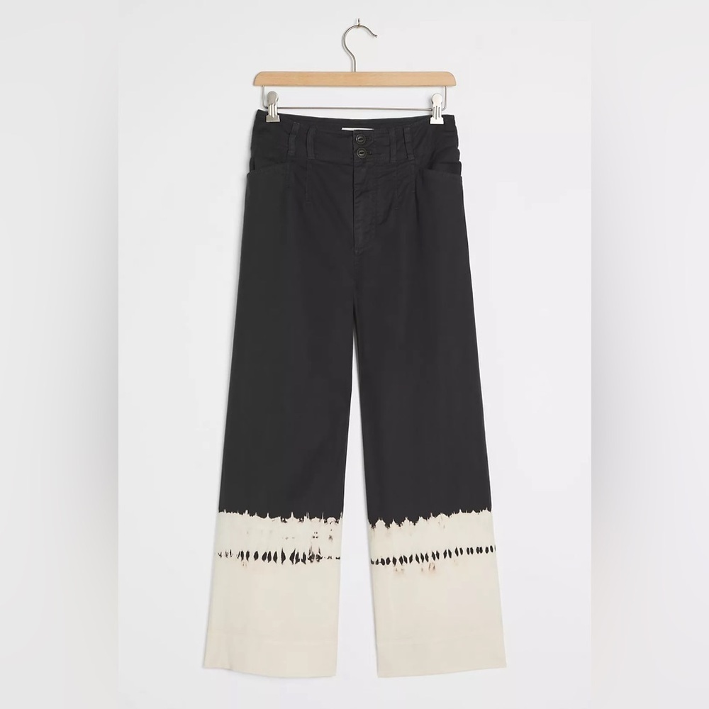 Anthropologie Fatima Dip-Dyed Wide-Leg Pants